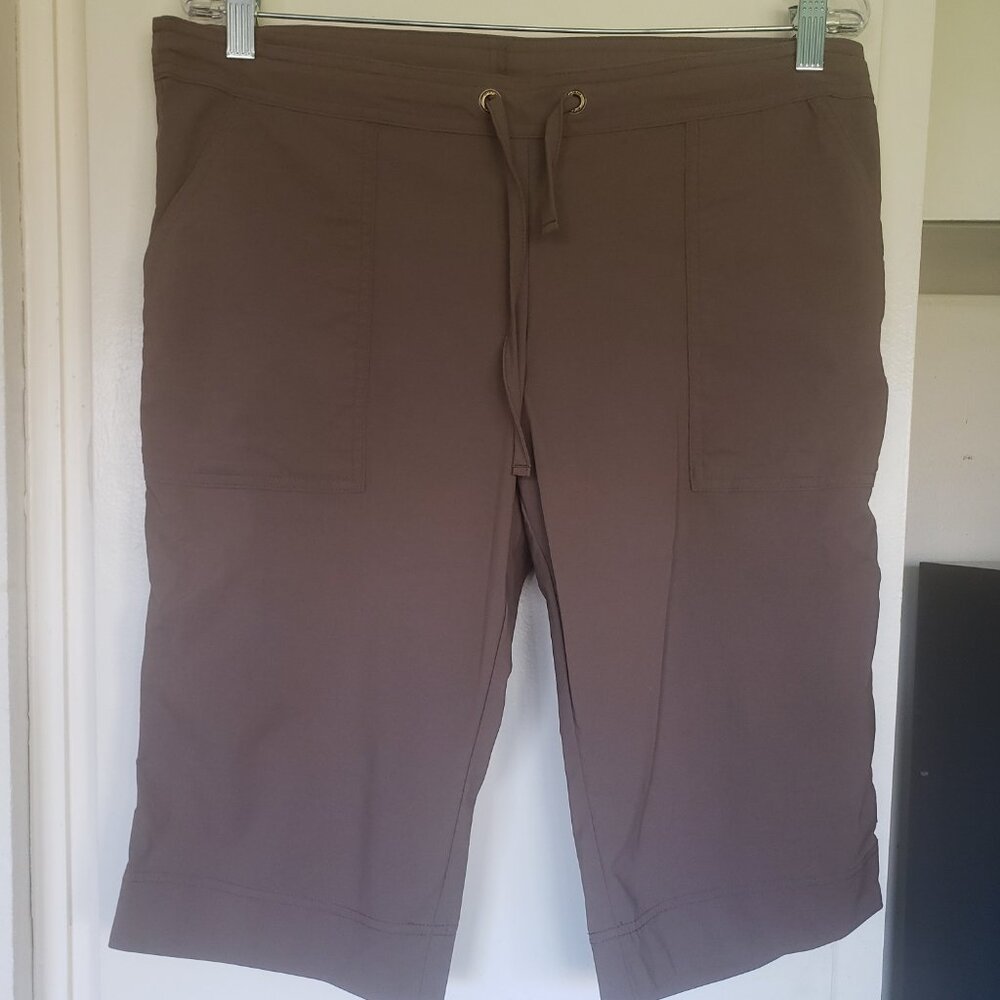Prana Dark Taupe Shorts Size Medium